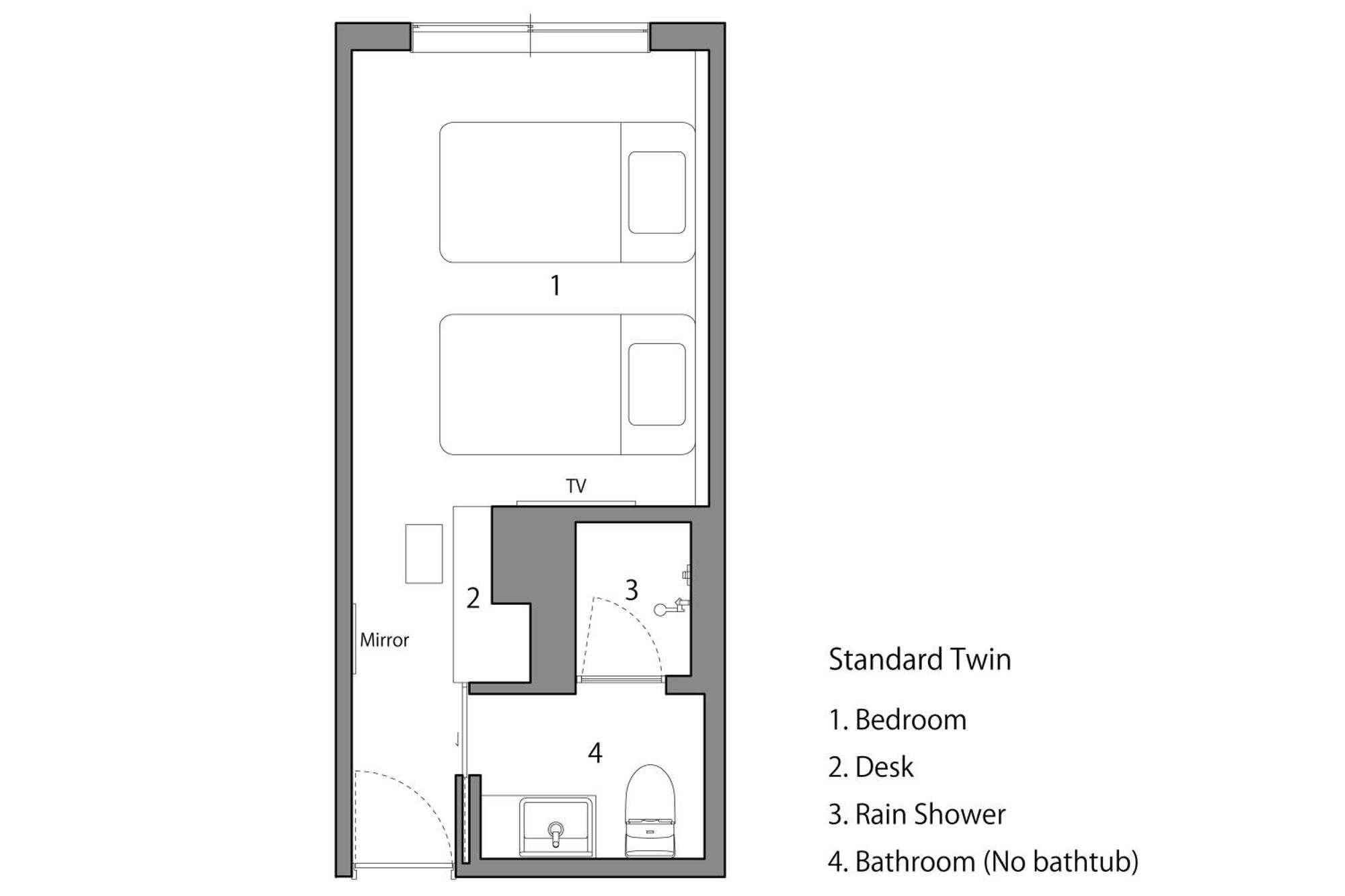 Standard Twin Room Non-Smoking