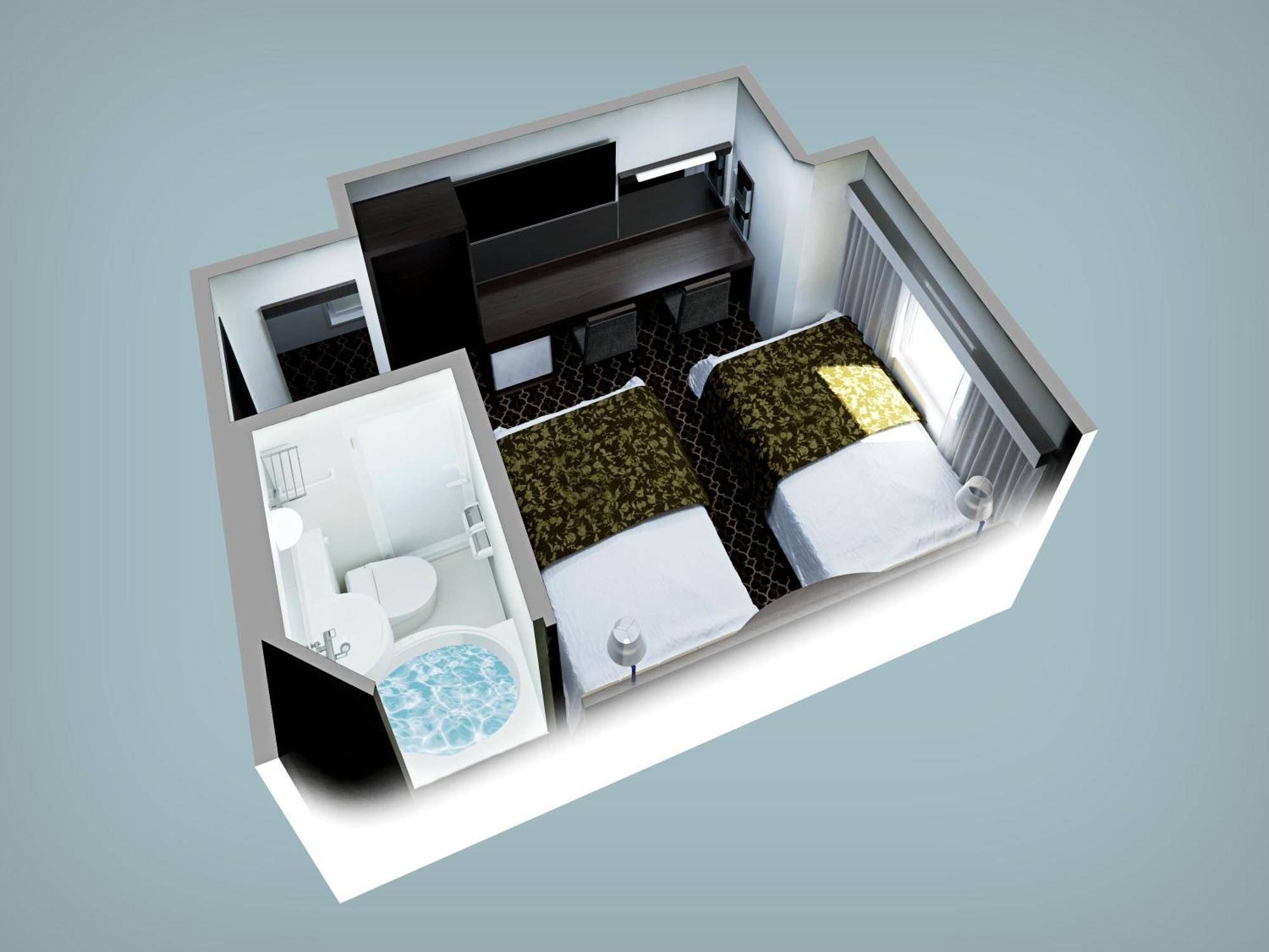 Standard Twin Room No View Non-Smoking