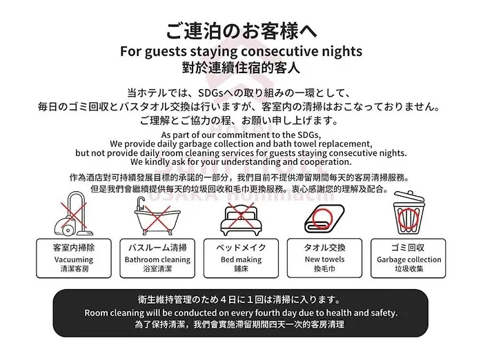 Hotel Sanrriot Osaka Honmachi - Vacation Stay 22302V